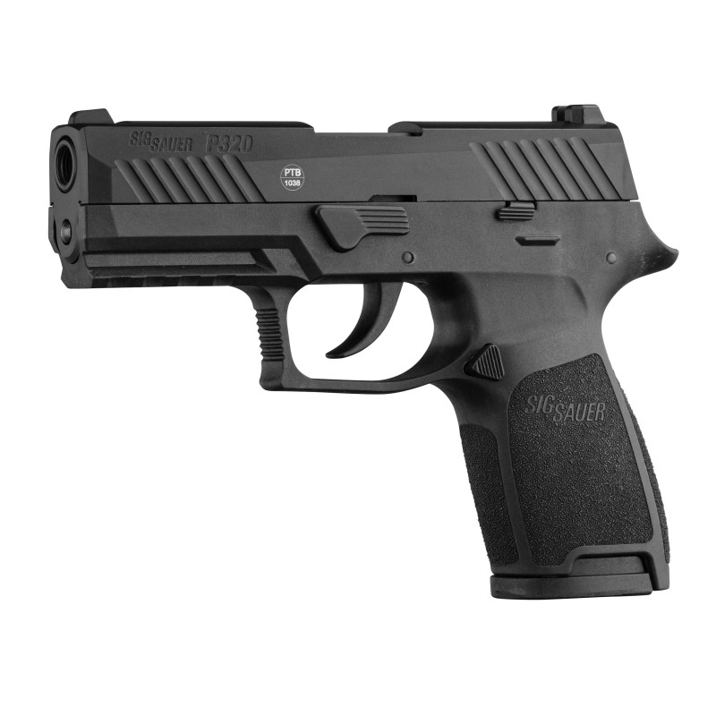 pistolet a blanc sig sauer p320 noir 9mm p.a.k. pistolet