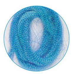 filaments torsades - bleu