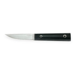 urban edc puukko knife - lame 84mm - manche micarta - etui cuir