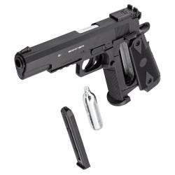 pistolet co2 culasse fixe borner powerwin 304 cal. 4.5mm bb's