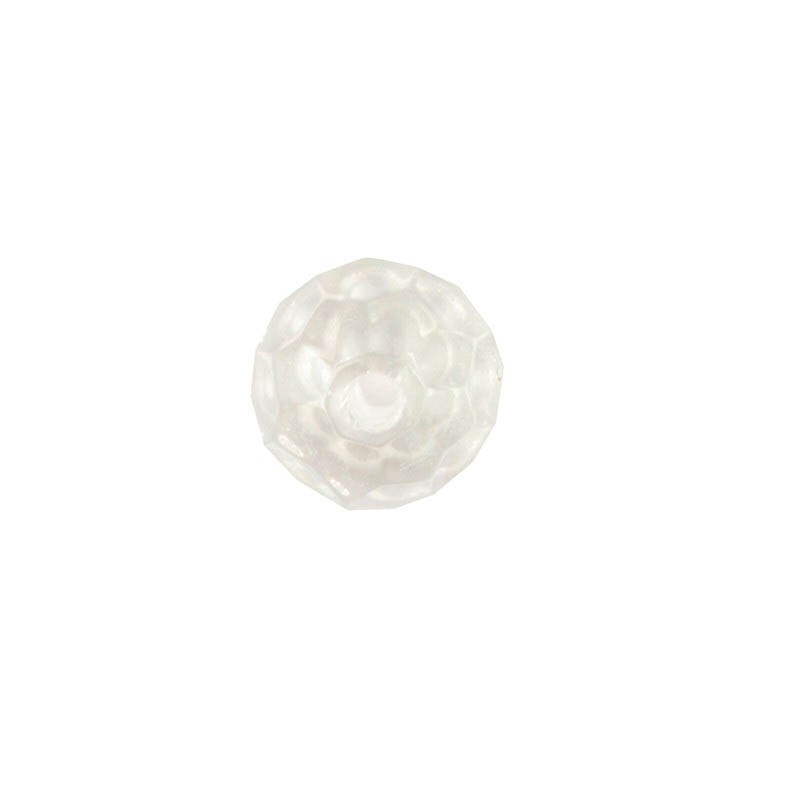 15x perles glass bead - 6 mm - cristal (5-7g)
