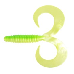 dble wave 15cm fluo green x10