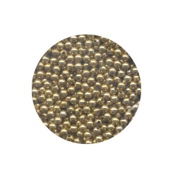 perle dorée - 3 mm -...